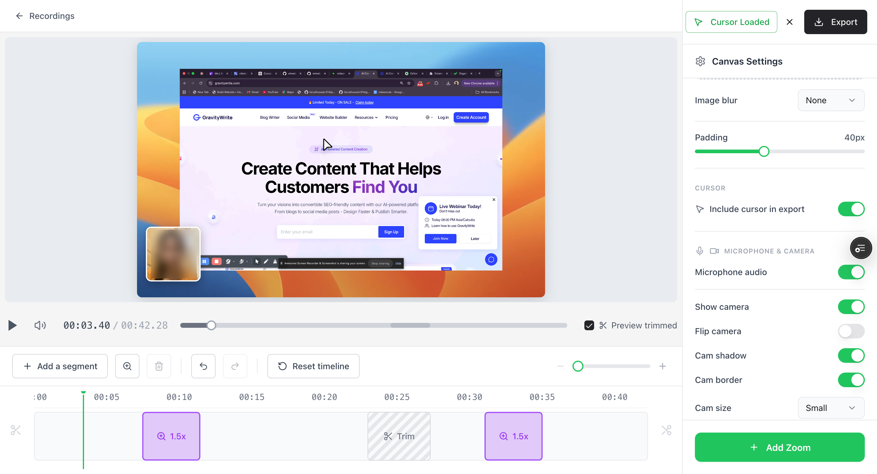 VideoMule Chrome Extension